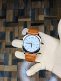 Men's watch leather strap