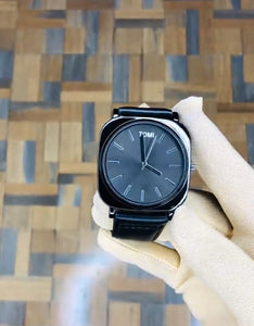 Men's watch leather strap
